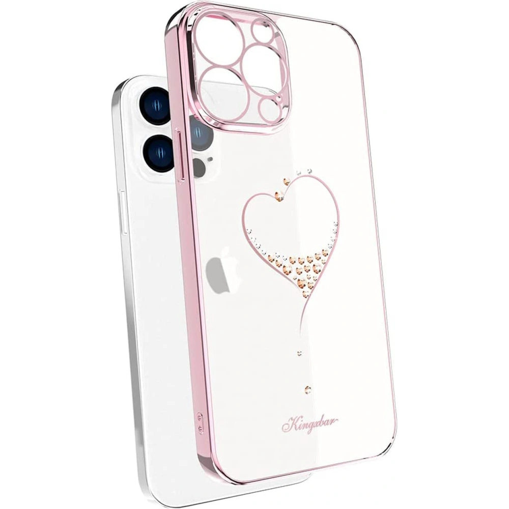 Hurtownia GSM - Etui Kingxbar Wish Swarovski Apple iPhone 13 Pro Max rózsaszín - KGX485 - {ean13} - Hurt