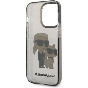 Etui Karl Lagerfeld KLHCP14XHNKCTGK Apple iPhone 14 Pro Max czarny/black hardcase IML GLIT NFT Karl&Choupette