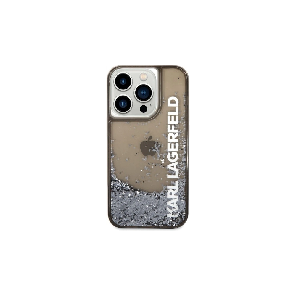 Hurtownia GSM - Etui Karl Lagerfeld KLHCP14XLCKVK Apple iPhone 14 Pro Max černý/black hardcase Liquid Glitter Elong - KLD1248 - {ean13} - Hurt