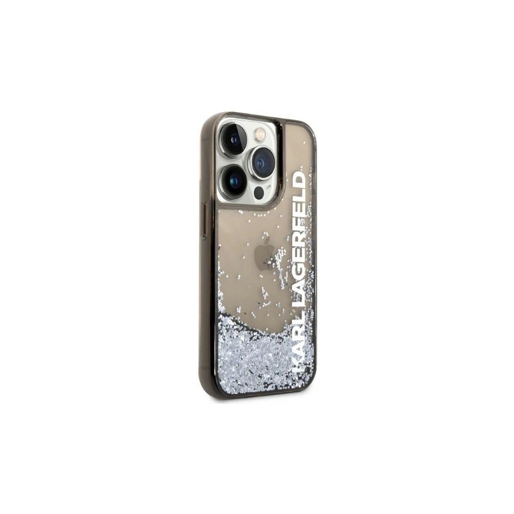 Hurtownia GSM - Etui Karl Lagerfeld KLHCP14XLCKVK Apple iPhone 14 Pro Max černý/black hardcase Liquid Glitter Elong - KLD1248 - {ean13} - Hurt