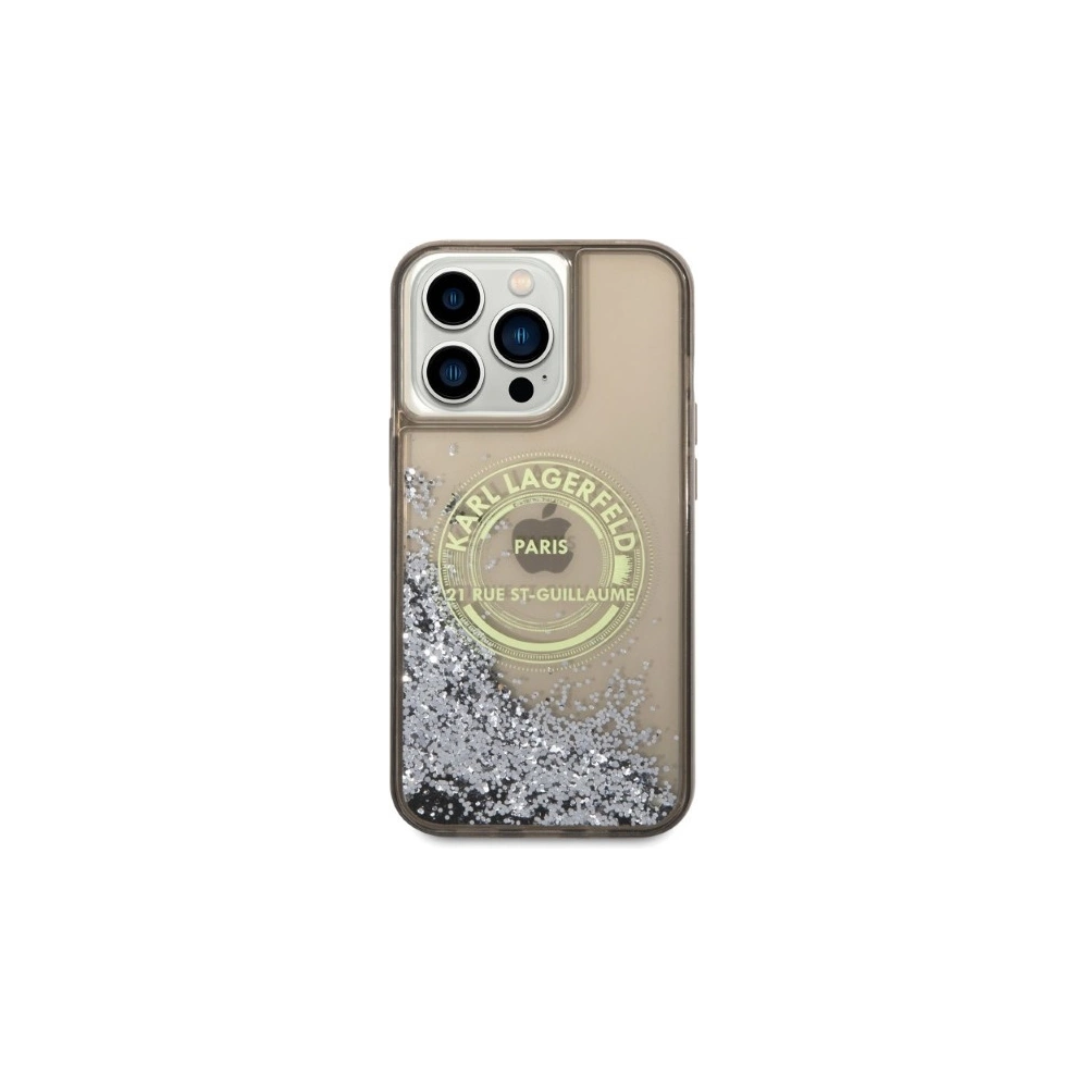 Hurtownia GSM - Etui Karl Lagerfeld KLHCP14XLCRSGRK Apple iPhone 14 Pro Max negru/black hardcase Liquid Glitter RSG - KLD1249 - {ean13} - Hurt