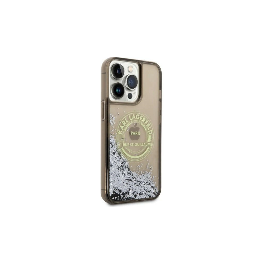 Hurtownia GSM - Etui Karl Lagerfeld KLHCP14XLCRSGRK Apple iPhone 14 Pro Max negru/black hardcase Liquid Glitter RSG - KLD1249 - {ean13} - Hurt