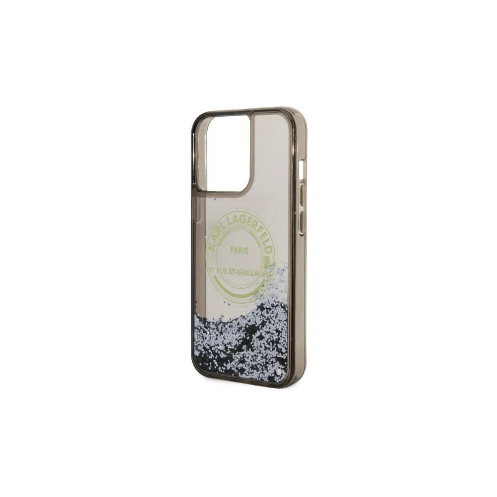 Hurtownia GSM - Etui Karl Lagerfeld KLHCP14XLCRSGRK Apple iPhone 14 Pro Max negru/black hardcase Liquid Glitter RSG - KLD1249 - {ean13} - Hurt