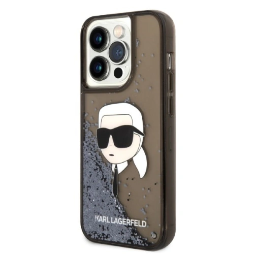 Etui Karl Lagerfeld KLHCP14XLNKHCK Apple iPhone 14 Pro Max czarny/black hardcase Glitter NFT Karl Head