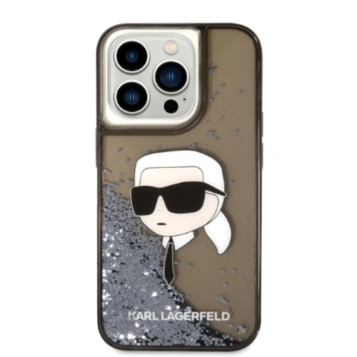Etui Karl Lagerfeld KLHCP14XLNKHCK Apple iPhone 14 Pro Max czarny/black hardcase Glitter NFT Karl Head