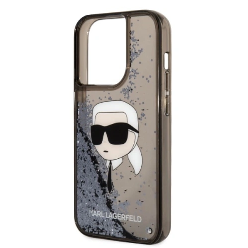 Etui Karl Lagerfeld KLHCP14XLNKHCK Apple iPhone 14 Pro Max czarny/black hardcase Glitter NFT Karl Head