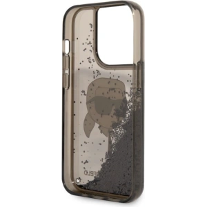 Etui Karl Lagerfeld KLHCP14XLNKHCK Apple iPhone 14 Pro Max negru/black hardcase Glitter NFT Karl Head