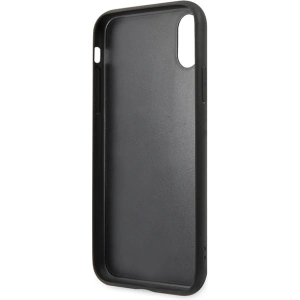 Hurtownia GSM - Case Karl Lagerfeld KLHCPXSAKICKCBK Apple iPhone XS/X schwarz/black Hardcase Saffiano Ikonik Karl&Choupette Head - KLD1252 - {ean13} - Hurt