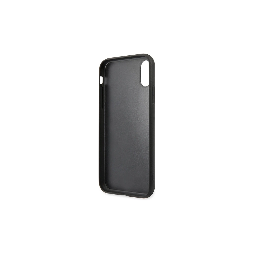Hurtownia GSM - Etui Karl Lagerfeld KLHCPXSAKICKCBK Apple iPhone XS/X negru/hardcase Saffiano Ikonik Karl&Choupette Head - KLD1252 - {ean13} - Hurt