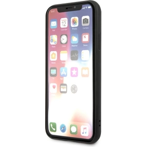 Hurtownia GSM - Case Karl Lagerfeld KLHCPXSAKICKCBK Apple iPhone XS/X schwarz/black Hardcase Saffiano Ikonik Karl&Choupette Head - KLD1252 - {ean13} - Hurt