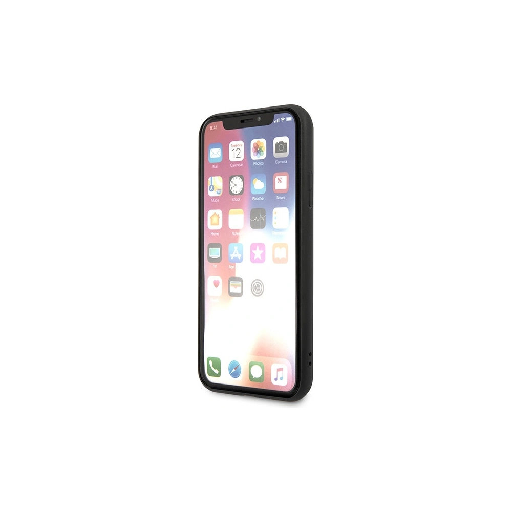 Wholesale Karl Lagerfeld KLHCPXSAKICKCBK Apple iPhone XS/X black hardcase Saffiano Ikonik Karl&Choupette Head - KLD1252 - {ean13} - Hurt