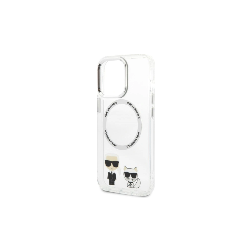Hurtownia GSM - Etui Karl Lagerfeld KLHMP13XHKCT Apple iPhone 13 Pro Max hardcase transparent Karl & Choupette Aluminium Magsafe - KLD1254 - {ean13} - Hurt