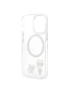 Hurtownia GSM - Etui Karl Lagerfeld KLHMP13XHKCT Apple iPhone 13 Pro Max hardcase transparent Karl & Choupette Aluminium Magsafe - KLD1254 - {ean13} - Hurt