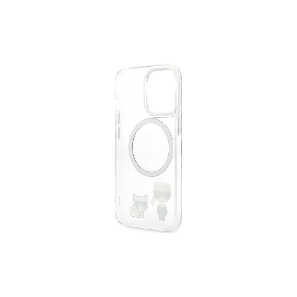 Hurtownia GSM - Etui Karl Lagerfeld KLHMP13XHKCT Apple iPhone 13 Pro Max hardcase transparent Karl & Choupette Aluminium Magsafe - KLD1254 - {ean13} - Hurt