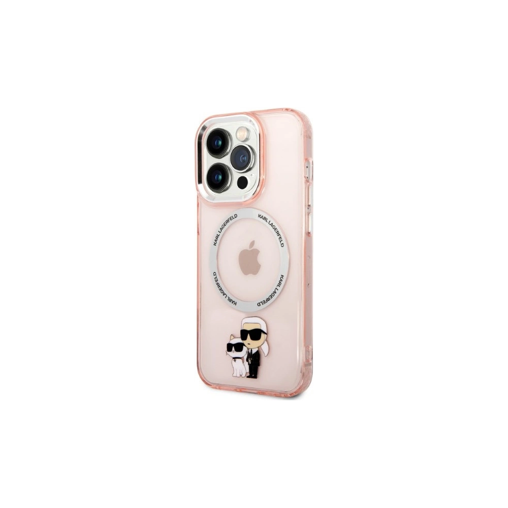 Hurtownia GSM - Etui Karl Lagerfeld KLHMP14LHNKCIP Apple iPhone 14 Pro hardcase różowy/pink IML NFT Karl&Choupette Magsafe - KLD1255 - {ean13} - Hurt
