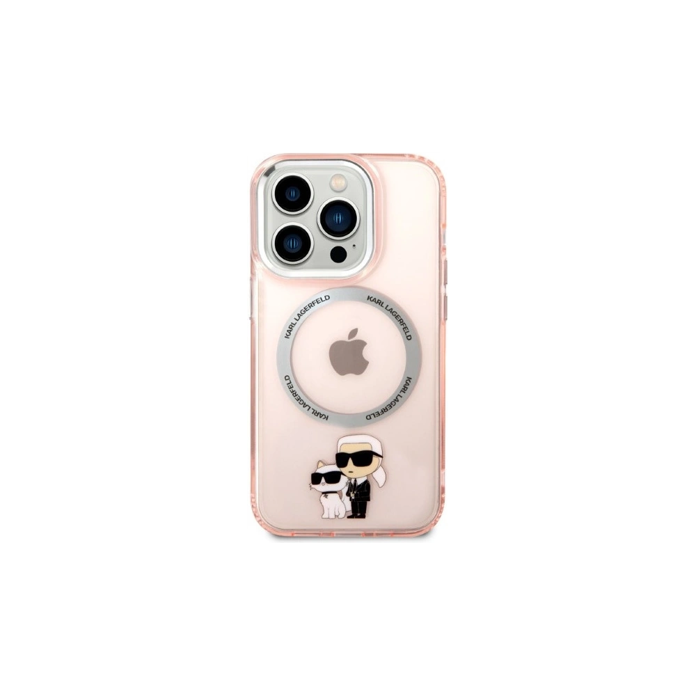 Hurtownia GSM - Etui Karl Lagerfeld KLHMP14LHNKCIP Apple iPhone 14 Pro hardcase różowy/pink IML NFT Karl&Choupette Magsafe - KLD1255 - {ean13} - Hurt