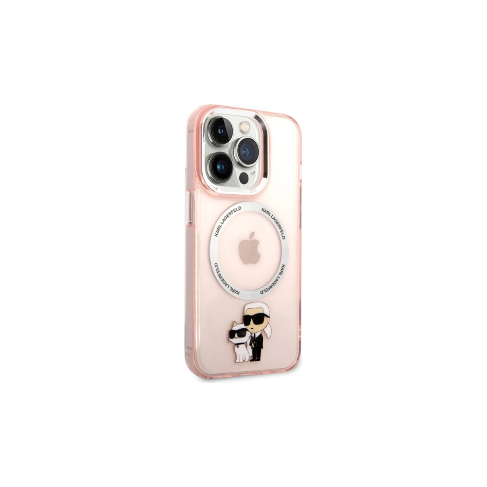 Hurtownia GSM - Etui Karl Lagerfeld KLHMP14LHNKCIP Apple iPhone 14 Pro hardcase różowy/pink IML NFT Karl&Choupette Magsafe - KLD1255 - {ean13} - Hurt