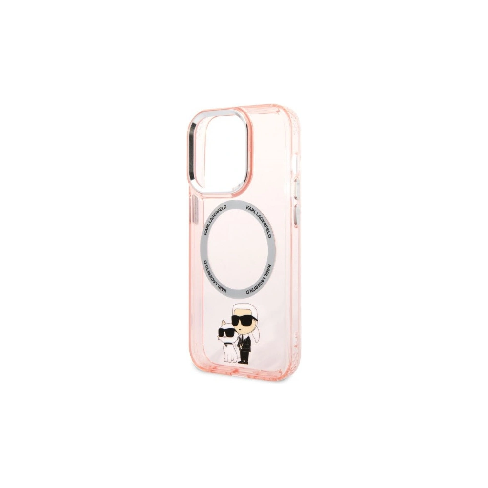 Hurtownia GSM - Etui Karl Lagerfeld KLHMP14LHNKCIP Apple iPhone 14 Pro hardcase różowy/pink IML NFT Karl&Choupette Magsafe - KLD1255 - {ean13} - Hurt