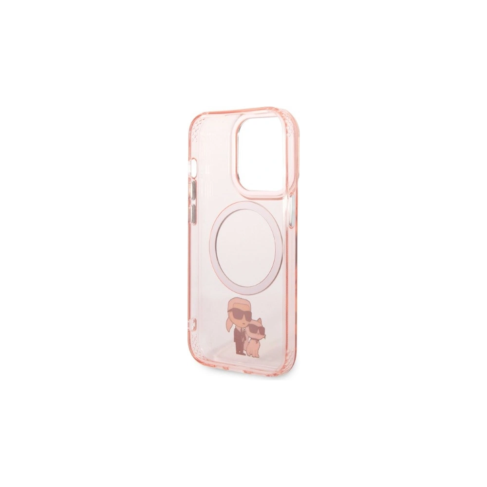 Hurtownia GSM - Etui Karl Lagerfeld KLHMP14LHNKCIP Apple iPhone 14 Pro hardcase różowy/pink IML NFT Karl&Choupette Magsafe - KLD1255 - {ean13} - Hurt