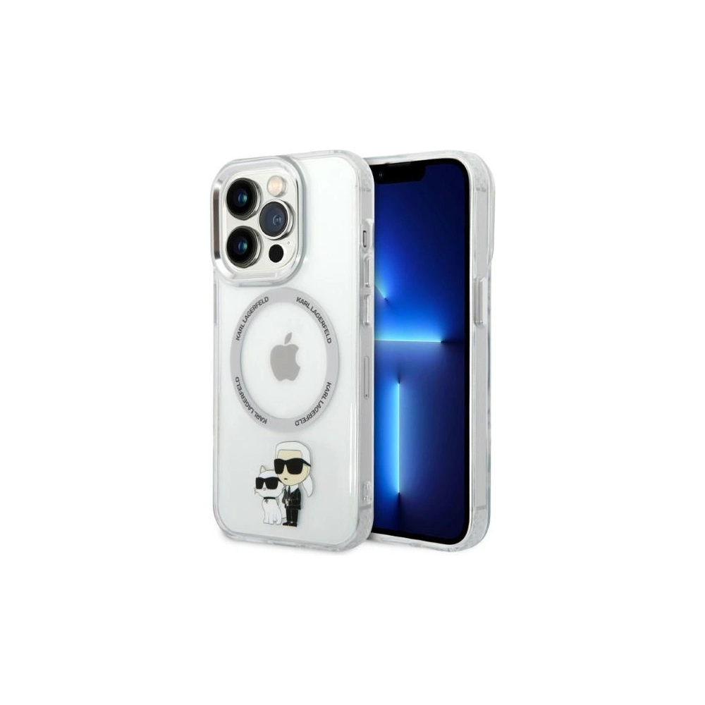 Wholesale Karl Lagerfeld KLHMP14LHNKCIT Apple iPhone 14 Pro hardcase transparent IML NFT Karl&Choupette Magsafe - KLD1256 - {ean13} - Hurt