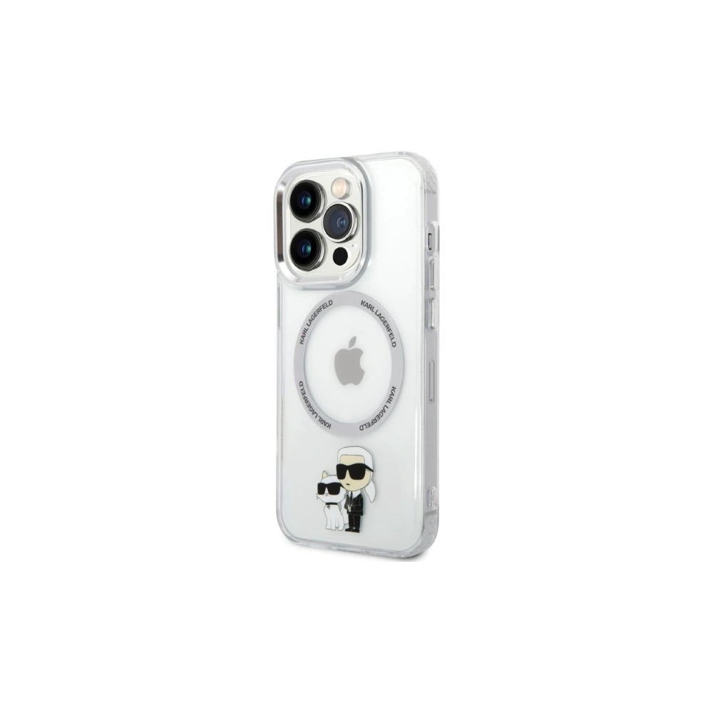 Wholesale Karl Lagerfeld KLHMP14LHNKCIT Apple iPhone 14 Pro hardcase transparent IML NFT Karl&Choupette Magsafe - KLD1256 - {ean13} - Hurt