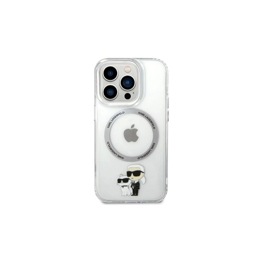 Wholesale Karl Lagerfeld KLHMP14LHNKCIT Apple iPhone 14 Pro hardcase transparent IML NFT Karl&Choupette Magsafe - KLD1256 - {ean13} - Hurt