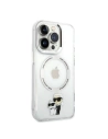 Hurtownia GSM - Case Karl Lagerfeld KLHMP14LHNKCIT Apple iPhone 14 Pro Hardcase transparent IML NFT Karl&Choupette Magsafe - KLD1256 - {ean13} - Hurt