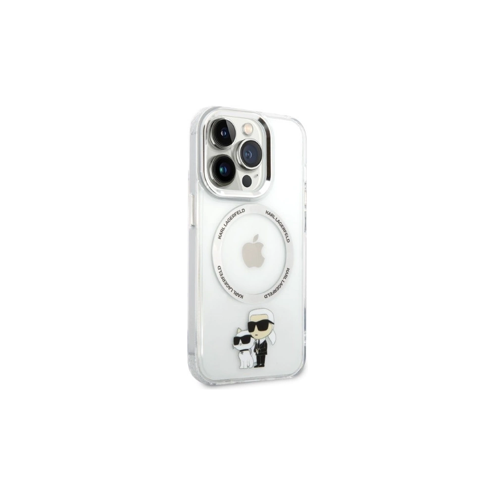 Wholesale Karl Lagerfeld KLHMP14LHNKCIT Apple iPhone 14 Pro hardcase transparent IML NFT Karl&Choupette Magsafe - KLD1256 - {ean13} - Hurt