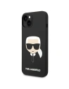 Hurtownia GSM - Etui Karl Lagerfeld KLHMP14MSLKHBK Apple iPhone 14 Plus / 15 Plus hardcase černý/black Silicone Karl`s Head Magsafe - KLD1259 - {ean13} - Hurt