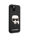 Hurtownia GSM - Etui Karl Lagerfeld KLHMP14MSLKHBK Apple iPhone 14 Plus / 15 Plus hardcase černý/black Silicone Karl`s Head Magsafe - KLD1259 - {ean13} - Hurt