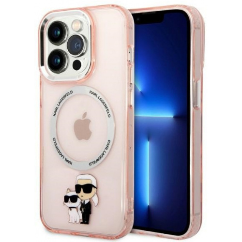 Hurtownia Karl Lagerfeld - 3666339087593 - KLD1260 - Etui Karl Lagerfeld KLHMP14XHNKCIP Apple iPhone 14 Pro Max hardcase różowy/pink IML NFT Karl&Choupette Magsafe - B2B homescreen