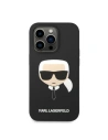Hurtownia GSM - Etui Karl Lagerfeld KLHMP14XSLKHBK Apple iPhone 14 Pro Max hardcase czarny/black Silicone Karl`s Head Magsafe - KLD1262 - {ean13} - Hurt