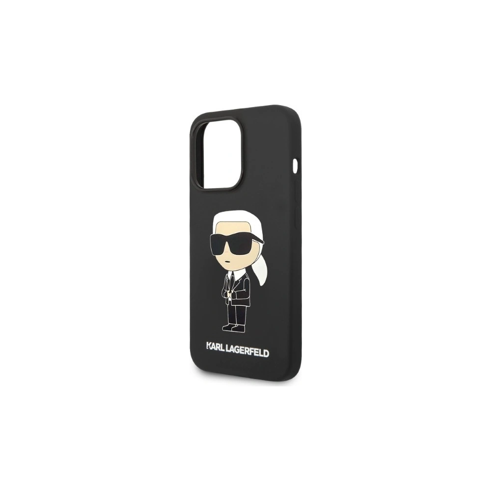 Hurtownia GSM - Etui Karl Lagerfeld KLHMP14XSNIKBCK Apple iPhone 14 Pro Max hardcase negru/black Silicone NFT Ikonik Magsafe - KLD1263 - {ean13} - Hurt