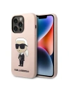 Hurtownia GSM - Etui Karl Lagerfeld KLHMP14XSNIKBCP Apple iPhone 14 Pro Max hardcase růžový/pink Silicone NFT Ikonik Magsafe - KLD1264 - {ean13} - Hurt