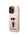 Hurtownia GSM - Etui Karl Lagerfeld KLHMP14XSNIKBCP Apple iPhone 14 Pro Max hardcase růžový/pink Silicone NFT Ikonik Magsafe - KLD1264 - {ean13} - Hurt
