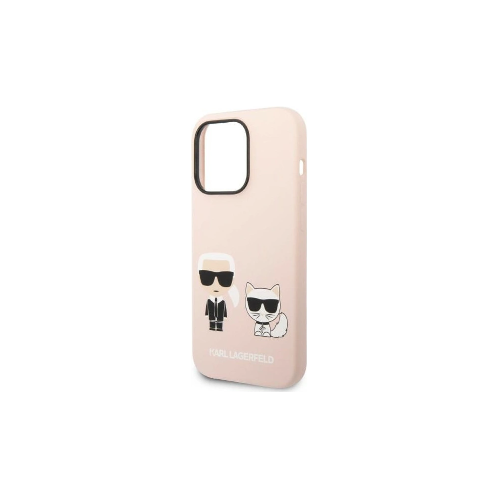 Hurtownia GSM - Case Karl Lagerfeld KLHMP14XSSKCI Apple iPhone 14 Pro Max Hardcase hellrosa/light pink Silikon Karl & Choupette Magsafe - KLD1265 - {ean13} - Hurt