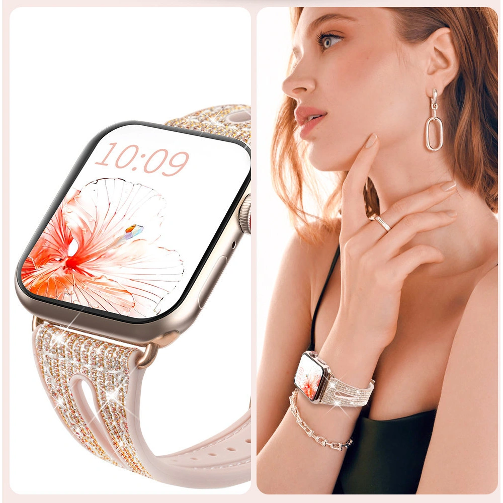 Hurtownia GSM - Pasek Kingxbar New Chameleon Band Apple Watch 4/5/6/7/SE/8/9 44/45mm złoty - KGX487 - {ean13} - Hurt
