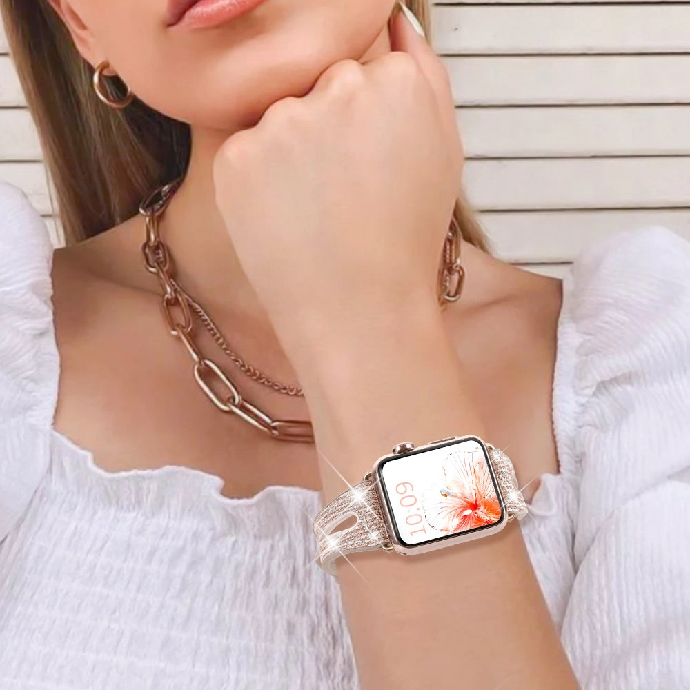 Hurtownia GSM - Pasek Kingxbar New Chameleon Band Apple Watch 4/5/6/7/SE/8/9 44/45mm złoty - KGX487 - {ean13} - Hurt