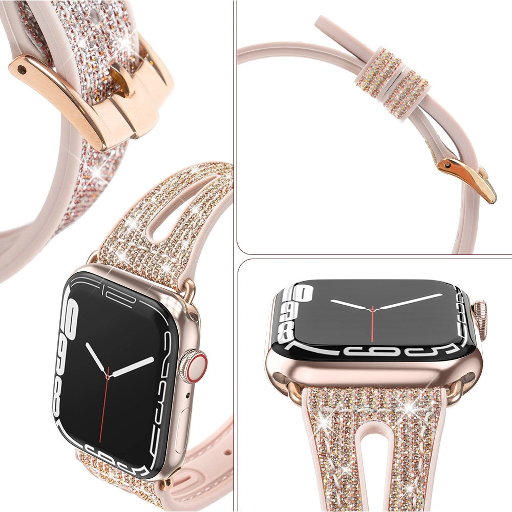Hurtownia GSM - Pasek Kingxbar New Chameleon Band Apple Watch 4/5/6/7/SE/8/9 44/45mm złoty - KGX487 - {ean13} - Hurt