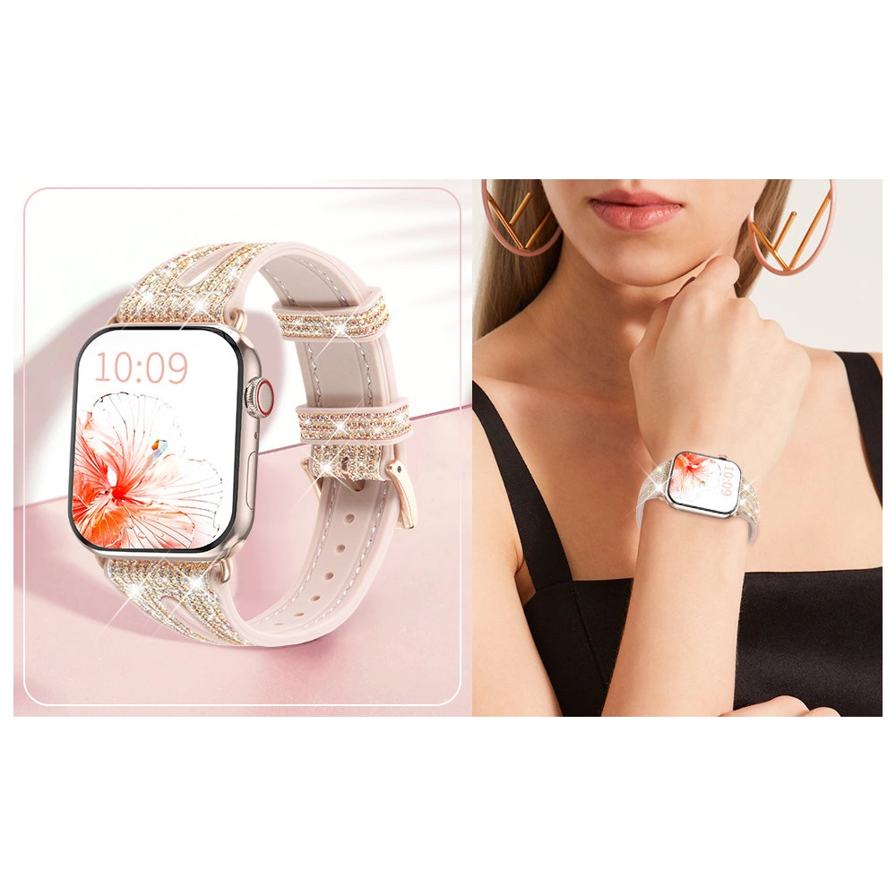 Hurtownia GSM - Pasek Kingxbar New Chameleon Band Apple Watch 4/5/6/7/SE/8/9 44/45mm złoty - KGX487 - {ean13} - Hurt