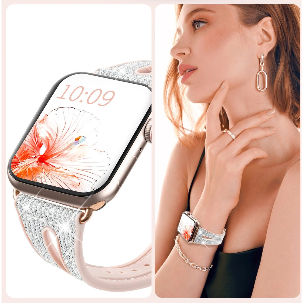 Wholesale Band Kingxbar New Chameleon Band Apple Watch 4/5/6/7/SE/8/9 44/45mm silver - KGX489 - {ean13} - Hurt