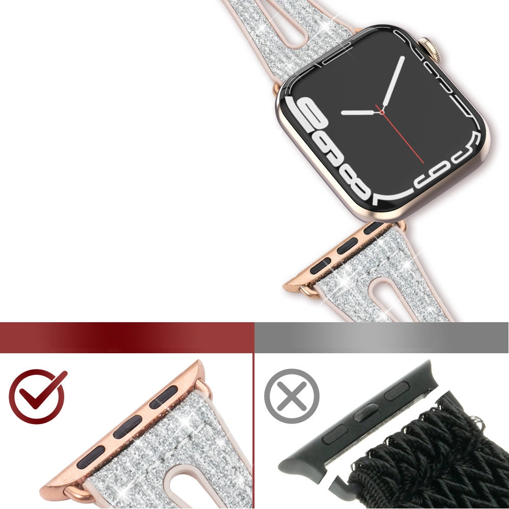 Wholesale Band Kingxbar New Chameleon Band Apple Watch 4/5/6/7/SE/8/9 44/45mm silver - KGX489 - {ean13} - Hurt