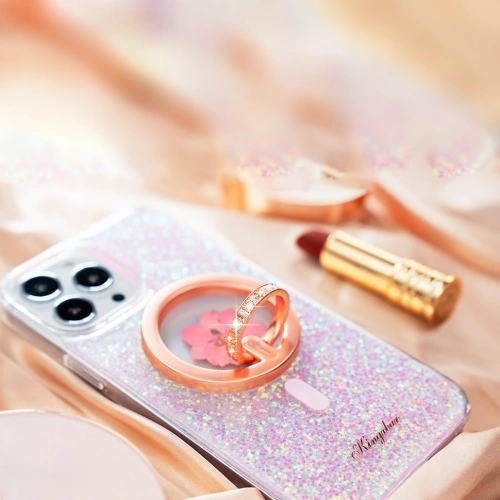 Uchwyt na palec/stojak Kingxbar Katie różowy