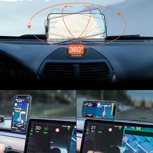 Uchwyt MagSafe Kingxbar PQY czarny (T1)