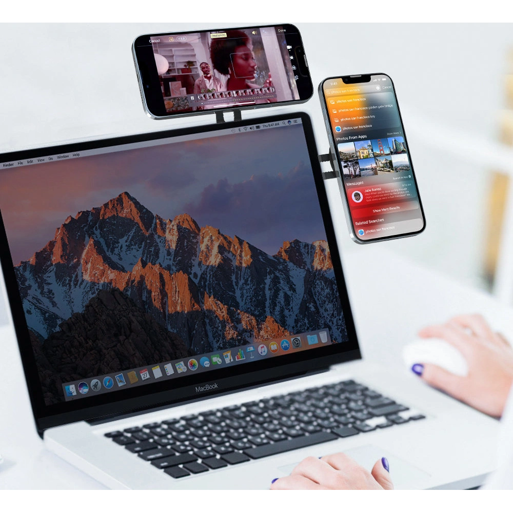 Wholesale Kingxbar MagSafe Holder biały (PQY-T1) - KGX492 - {ean13} - Hurt
