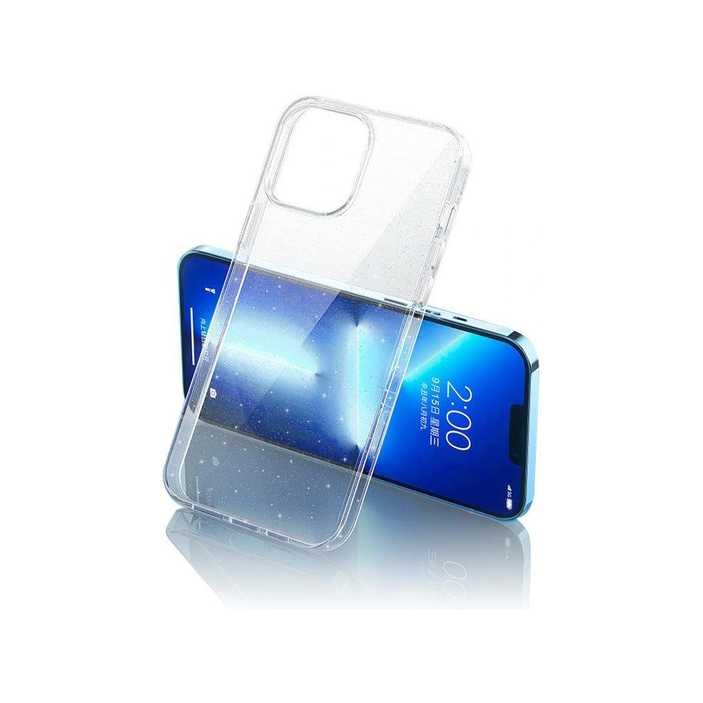 Hurtownia GSM - Etui Kingxbar Elegant Apple iPhone 13 przezroczysty (brokat) - KGX494 - {ean13} - Hurt