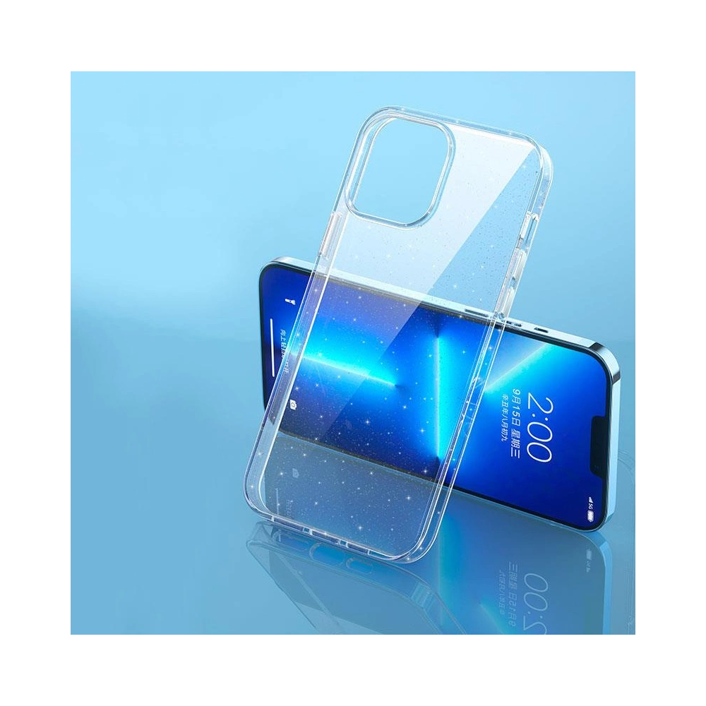 Hurtownia GSM - Etui Kingxbar Elegant Apple iPhone 13 przezroczysty (brokat) - KGX494 - {ean13} - Hurt