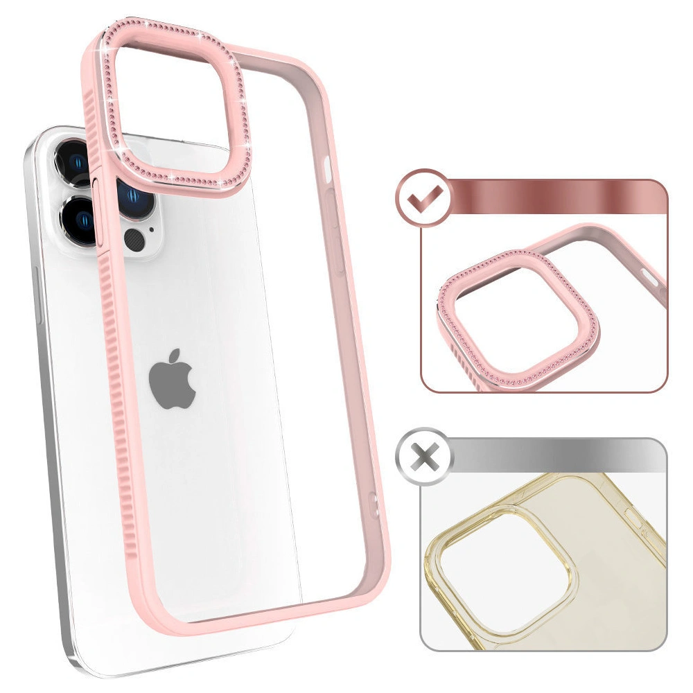 Hurtownia GSM - Etui Kingxbar Sparkle Apple iPhone 13 Pro Max rozie - KGX506 - {ean13} - Hurt