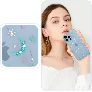 Hurtownia GSM - Etui Kingxbar Lucky Swarovski Apple iPhone 13 Pro Max przezroczysty (Zodiac) - KGX512 - {ean13} - Hurt
