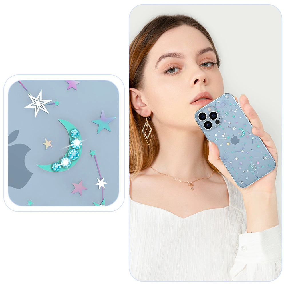 Hurtownia GSM - Etui Kingxbar Lucky Swarovski Apple iPhone 13 Pro Max průhledný (Zodiac) - KGX512 - {ean13} - Hurt